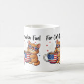 Mug Carburant de liberté pour les mamans de chat - Cha (Centre)
