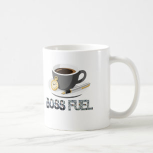Mug Carburant de patron Espresso, Montre de poche pour