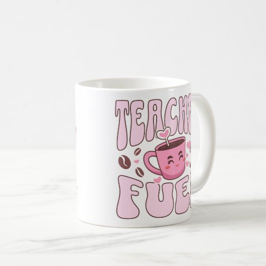 Mug Carburant enseignant (Devant droit)