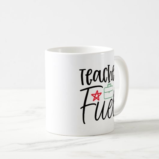 Mug Carburant enseignant (Devant droit)