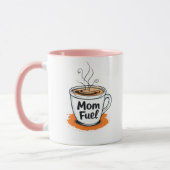 Mug Carburant maman | Cadeau Café Moms | Fête des mère (Gauche)