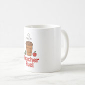 Mug Carburant pour Enseignant (Devant droit)