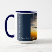 Mug "Carburant pour le vol : plus haut avec chaque gor (Gauche)
