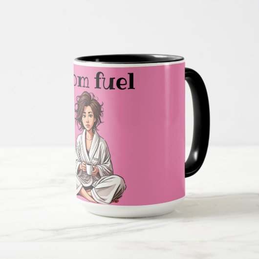 Mug "carburant pour maman" (Devant droit)