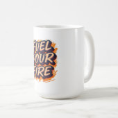 Mug Carburez votre feu (Devant droit)