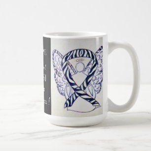 Mug Carcinoïde Cancer Sensibilisation Ruban Angel pers
