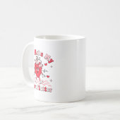 Mug Cardiac Nurse Valentine You Make My Heart Flutter  (Devant gauche)
