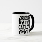 Mug Cardiac Sonographe Aime Les Chats (Devant droit)