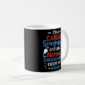 Mug Cardiac Sonographer Echocardiographer Echo Tech (Devant droit)