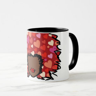 Mug cardiaque afro