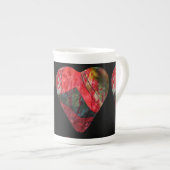 Mug cardiaque irrégulier (Devant droit)