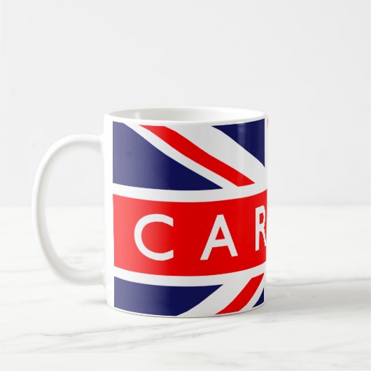Mug Cardiff : Drapeau britannique (Gauche)