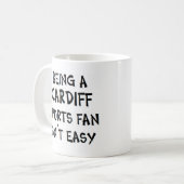 Mug cardiff sports fan, being (Devant gauche)