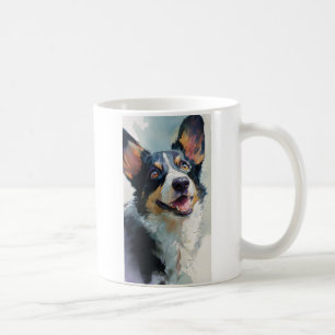 Mug Cardigan corgi aquarelle