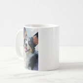 Mug Cardigan corgi watercolor (Devant gauche)