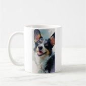Mug Cardigan corgi watercolor (Gauche)