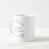 Mug Cardigan Welsh Corgi Furever (Devant gauche)