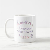 Mug Cardigan Welsh Corgi Furever (Gauche)