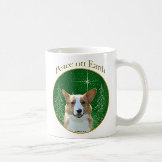 Mug Cardigan Welsh Corgi Peace (Droite)