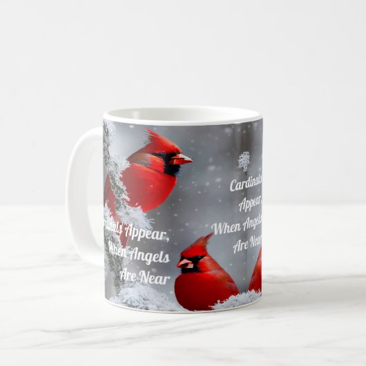 Mug Cardinal Aspect Angels près du souvenir (Devant gauche)