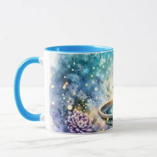Mug Cardinal at Birdbath Dreamy Garden Ar (Gauche)