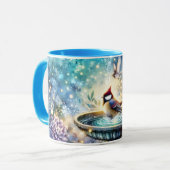 Mug Cardinal at Birdbath Dreamy Garden Ar (Devant gauche)
