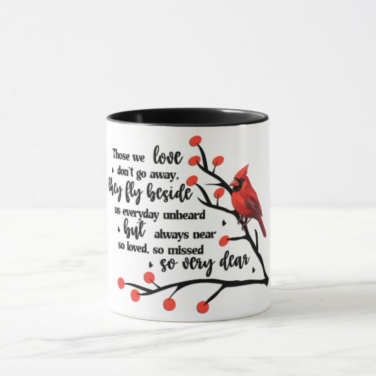 Mug Cardinal/Ceux que nous aimons ne disparaissent pas (Centre)
