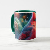 Mug Cardinal de Noël/hiver (Devant gauche)