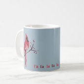 Mug Cardinal de Noël minimaliste moderne (Devant gauche)