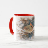 Mug Cardinal d'hiver (Devant gauche)