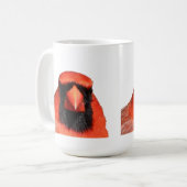 Mug Cardinal du nord (Devant gauche)