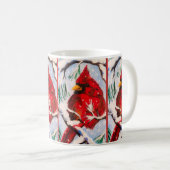 Mug Cardinal en Coupe Rouge (Devant droit)