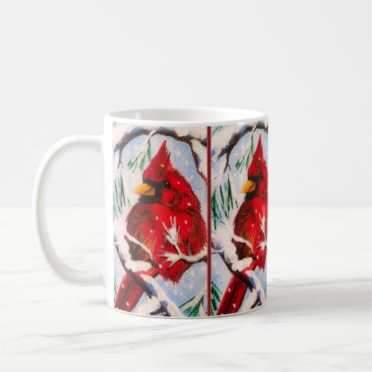 Mug Cardinal en Coupe Rouge (Gauche)