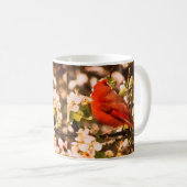Mug Cardinal en fleurs d'Apple (Devant droit)