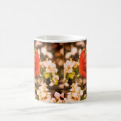 Mug Cardinal en fleurs d'Apple (Centre)