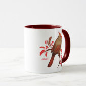 Mug Cardinal-Femelle (Devant droit)