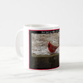 Mug Cardinal Hot Springs Nat. Cadeaux AR Park Mountain (Devant gauche)