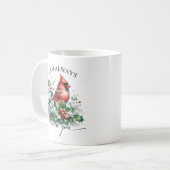 Mug Cardinal Je Suis Toujours Avec Vous Mémorial (Devant gauche)