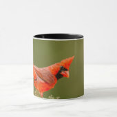 Mug Cardinal mâle sur une branche (Centre)