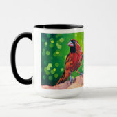Mug Cardinal Painting - Gift for Bird Lovers (Gauche)