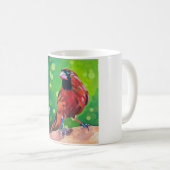 Mug Cardinal Painting - Gift for Bird Lovers (Devant droit)