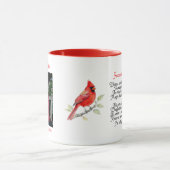Mug Cardinal Poème Mémorial Cadeau (Centre)