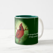 Mug cardinal rouge (Devant droit)
