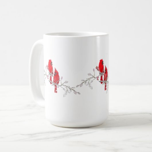 Mug Cardinal rouge (Devant gauche)