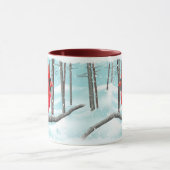 Mug cardinal rouge de 11 oz (Centre)