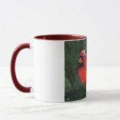 Mug Cardinal sur branche de pin (Gauche)