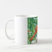Mug Cardinal sur une brousse enneigée (Gauche)