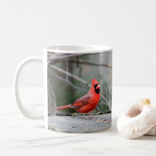 Mug Cardinal Woodland (Avec donut)