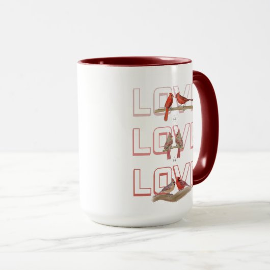 Mug Cardinals L'amour est l'amour (Devant droit)