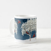 Mug Cardinaux de Tasse-Hiver (Devant gauche)